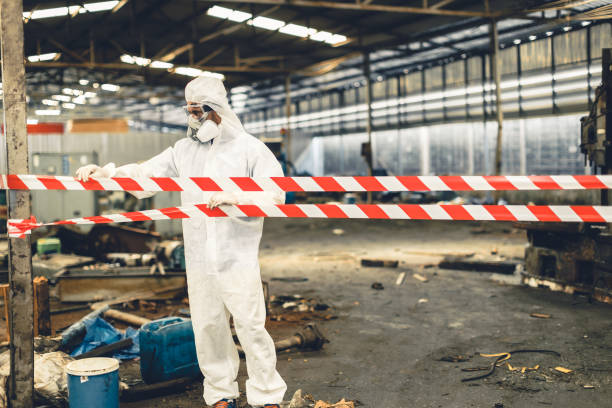 Professional Biohazard technician working in Satsop, WA